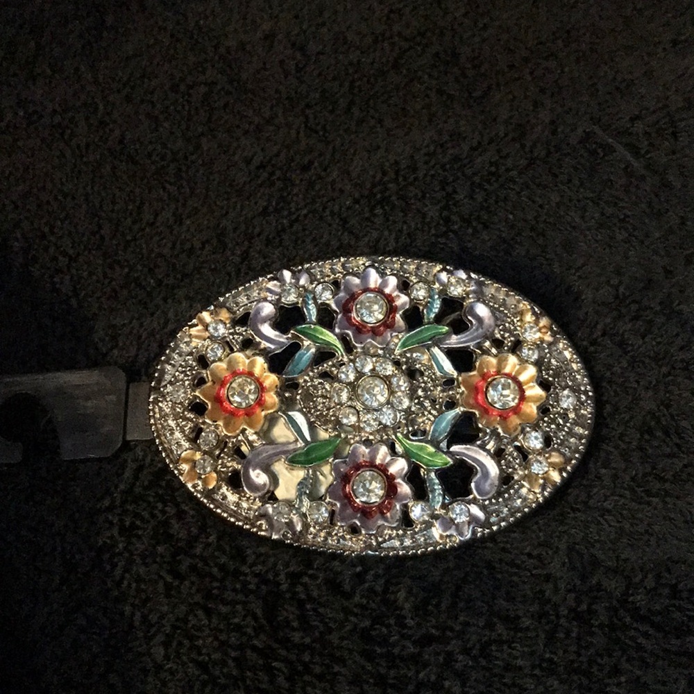 Bling bling belt buckle